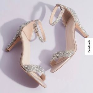 David’s Bridal Gabby 2 in Blush Wedding Heels